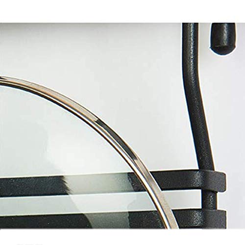 Kitchen shelf lixin en fer noir 38.5 22.5cm pour couvercles