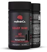myBrainCo. Sharp Mind - Nootropic Brain Supplement for Memory &amp; Focus - Adaptogenic Herbs &amp; Nootr...