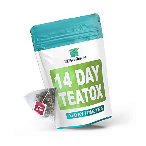 Winstown All-Natural Weight Control Tea, Calorie-Restricted Diet Tea, Antioxidant-Rich Detox Tea For Weight Control, Cleansing & Metabolism Boost, 14-Day Pack