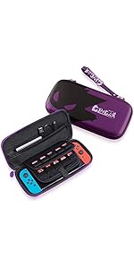 極美品⭐️Nintendo Switch本体スイッチケースと別売ストラップ付き NIER×ちぃたん☆コラボデザイン ショルダーストラップ付きNintendo