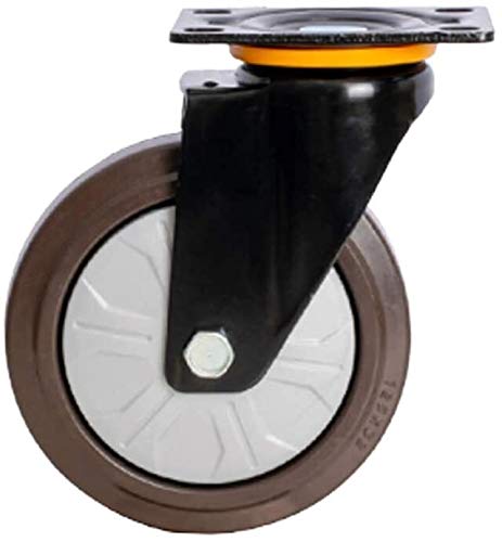 Roulettes pivotantes robustes en fonte de 4 pouces pour établi et chariot