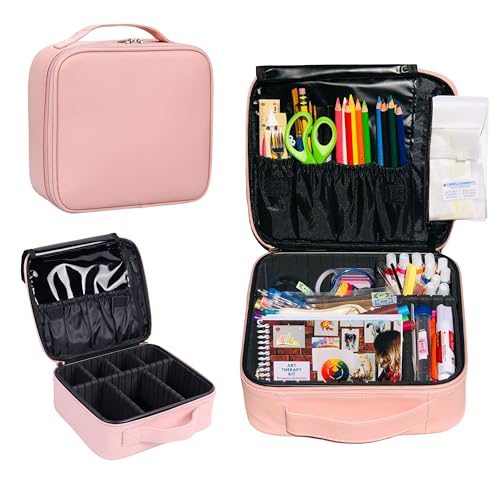 OEFY [Kunsttherapie-Kit] 20+ ausdrucksstarke Kunsttherapie-Aktivitäten, Angstwerkzeuge, Bewältigungsfähigkeiten, Kunsttherapiebedarf, Therapeuten-Werkzeuge für psychische Gesundheit, Wellness (rosa