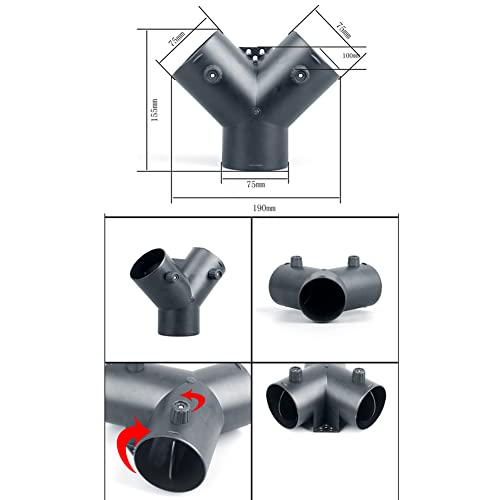 Hose Adapter Vent Hose Connector Dryer Vent Splitter
