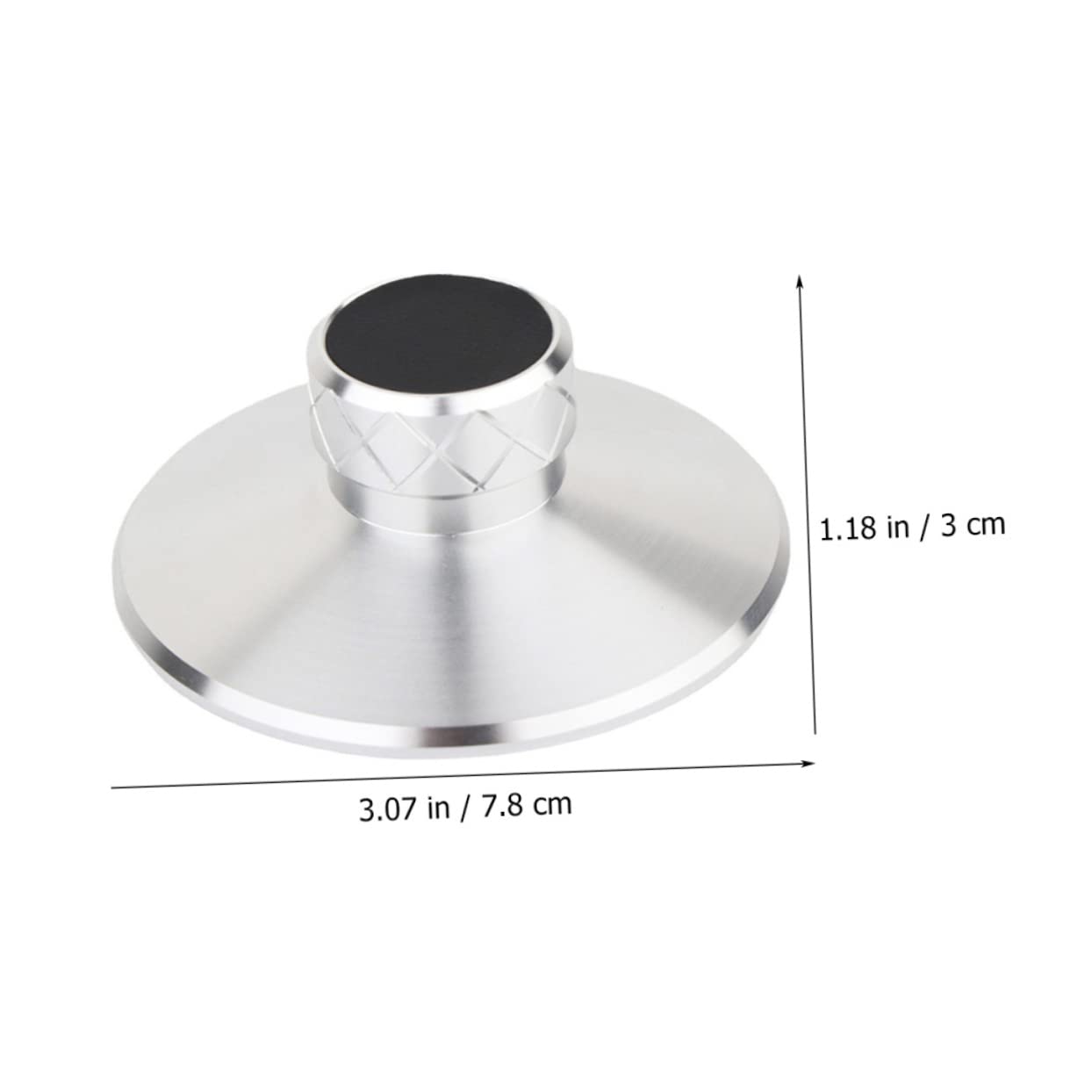 DOITOOL Peso Disco in Lega Alluminio Magnesio Stabilizzatore Per Vinile Giradischi Peso Disco Morsetto