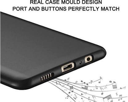 Image of Back Cover for Samsung Galaxy A01 Core /Samsung Galaxy M01 Core(Silicone /Black)