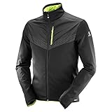 Salomon Pulse Mid Reflective Jkt Giacca, Uomo, Uomo, Pulse Mid Reflective Jkt, Nero, S