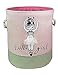 Bandeja de almacenamiento de la cesta de lavandería de la chica de la bailarina, canasta plegable de algodón organizadora de color rosa - cestas de juguete, cestas de regalo, guardería infantil (Niña)