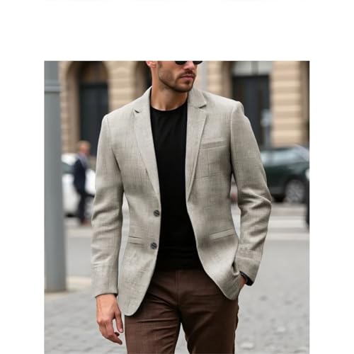 Men's Suit Jacket Business Fashionable Casual Non-Iron Suit Single Breasted Coat2