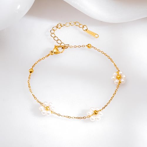 Image of Rubans Demi Fine Stainless Steel Bracelet Waterproof Gift for Women & Girls
