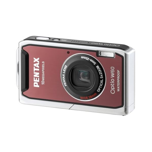 Pentax Optio W60 Digitalkamera (10 Megapixel, 5-fach opt. Zoom, 6,4 cm (2,5 Zoll) Display, wasserdicht) pink – Bild 3