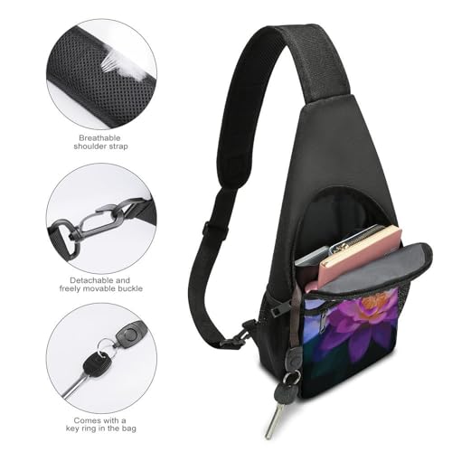 Mochila bandolera estilo casual para viaje y senderismo miniatura 4
