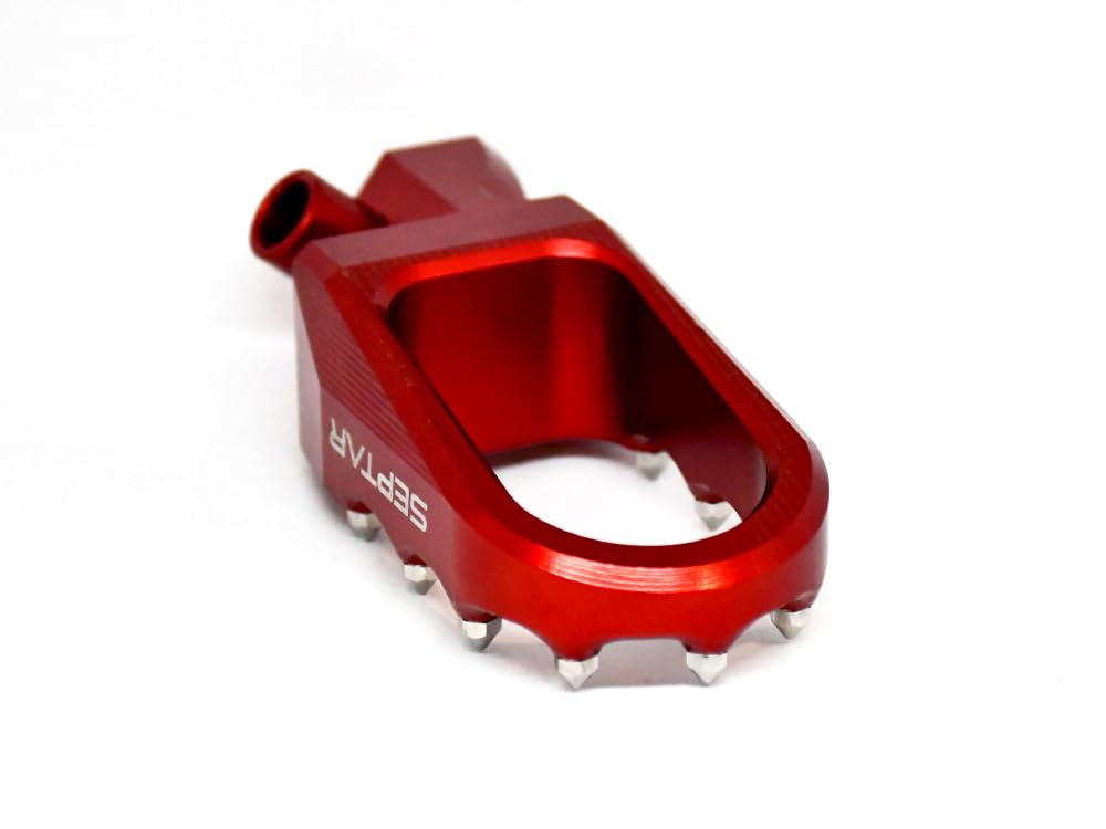 PEDANE in ERGAL CNC 1.0 per FANTIC nere | SEPTAR