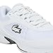 Lacoste Women's Tech Point Tennis Shoes, White/White, 9