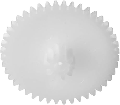 Miniatura 5 de Bettomshin 10 unids engranaje de plástico 44102B 0.5 módulo polea eje de correa robot RC motor mano DIY piezas mecánicas kit blanco