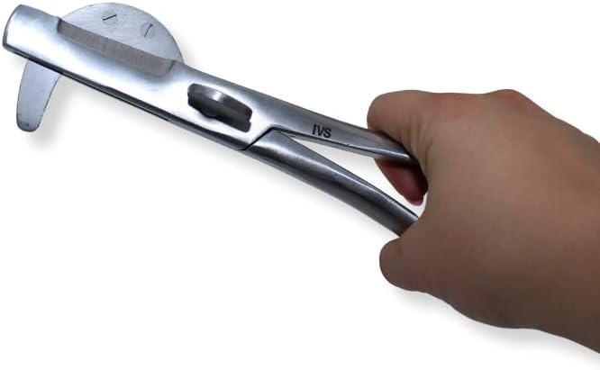 Emasculator Tool 12" Stainless Steel – Livestock Castration Equipment for Horses & Cattle – Curved Double-Crush Veterinary Instrument for Large Animal Use
