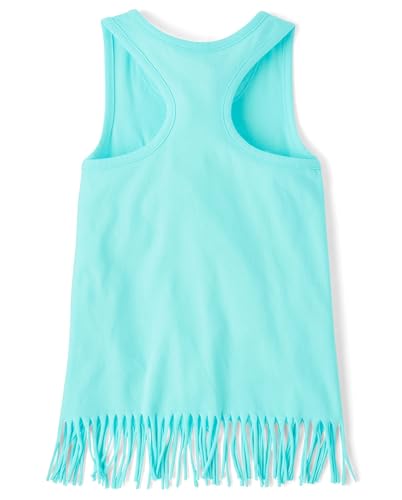 Image of The Children's Place Girls' Graphic Fringe Tank Tops