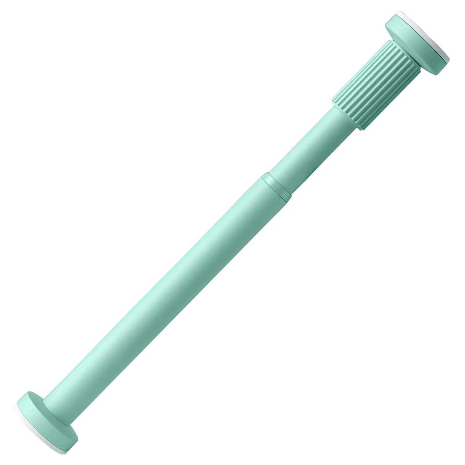Heavy Duty Tension Curtain Rod 20-118 inch, 1.2 in Dia, Metal Tension Window Curtain Rod No Drilling for Bathroom, Closet, Room Divider(Green,160-250cm/63-98in)