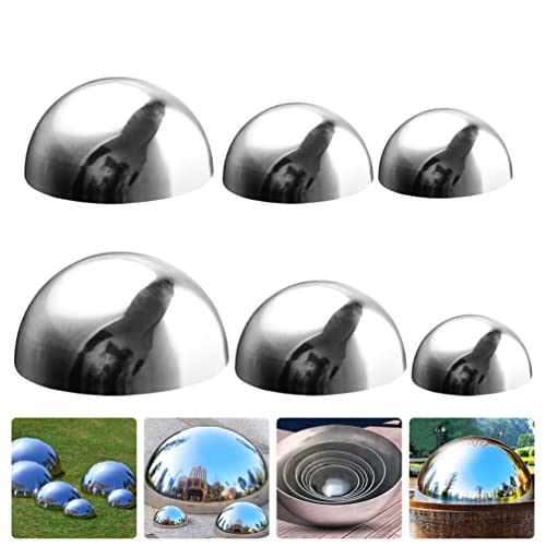 Boules d'observation de jardin en plusieurs tailles acier inoxydable miroir