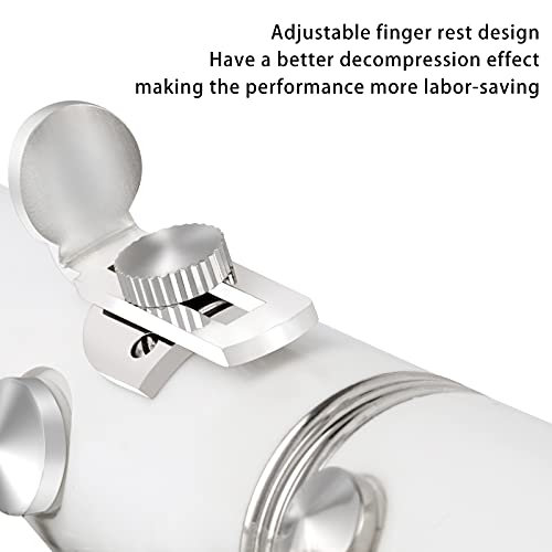 image for EASTROCK Bb Flat 17 Nickel Keys White Beginner Student Clarinet with 2