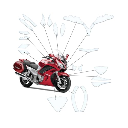 Film protection peinture moto anti-gravillon TPU transparent pour Yamaha FJR1300A