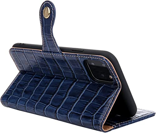 Étui portefeuille iPhone 14 Pro Max protège écran rabat bleu - 2