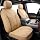 GXT Car Seat Cover Full Set with Waterproof Leather, Automotive Seat Cushion for Pickup Truck Fit for Select 2009-2022 Ford F-150 Models and 2017-2022 F250 F350 F450 Models (Beige)