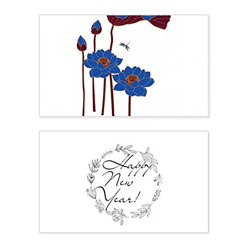 Tarjeta conmemorativa de año nuevo para decorar tu escritorio y enviar buenos deseos