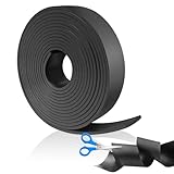 Gummistreifen, Neopren Gummimatte, Anti-Vibrations Gummiplatte für DIY-Dichtungen, Isolation, Bodenbeläge Schutz, Abdeckung, Anti-Vibration, Anti-Rutsch(25mm×3mm×3.2m)