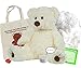 Orsetto Bianco di 40 cm di Peluche da Riempire con Suono Registrabile - Kit da Creare senza Cucire - Crea il tuo Peluche Ultra-Morbido e Registra il tuo Messaggio Personalizzato