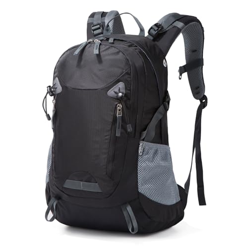 buffup Mochila de senderismo de 35 l, mochila para bicicleta para hombres y mujeres, mochila de viaje impermeable, adecuada para actividades al aire libre, camping y viajes.