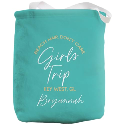 Personalization Universe Girls Trip Personalized Terry Cloth Beach Bag
