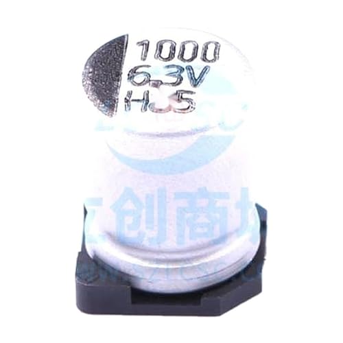 Image of 10 Pcs SMD aluminum electrolytic capacitor 1000uF 6.3V SMD, 8x10.5mm