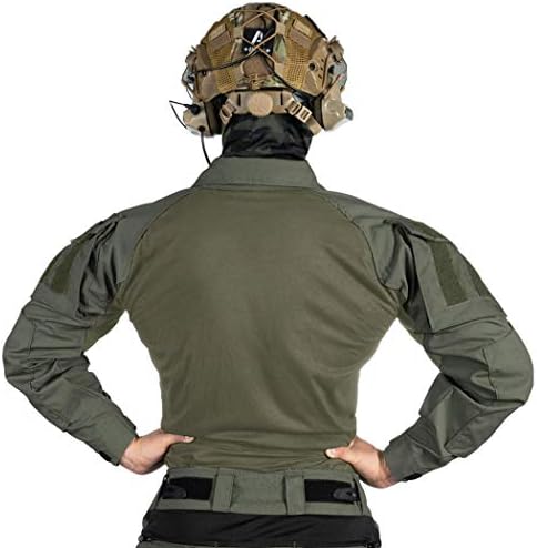 IDOGEAR Men G3 Combat Shirt with Elbow Pads Rapid Assault Long Sleeve Shirt Tactical Military Airsoft Clothing