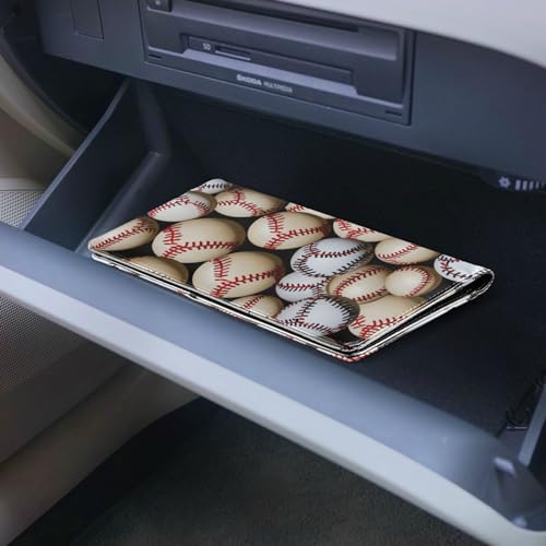Organizador de auto patrón béisbol miniatura 6