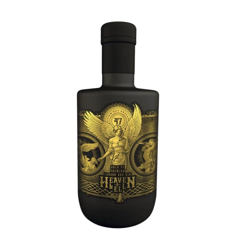 Heaven & Hell Gold 47 Premium London Dry Gin I 47% - 0,7l. "Der beste Gin aus Slowenien"