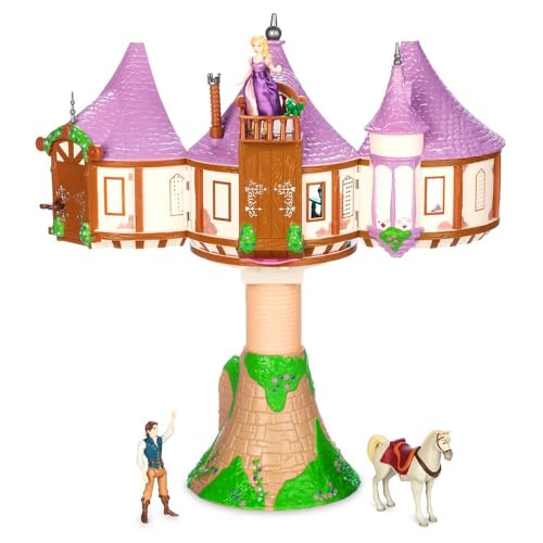 image for Disney Store Official Rapunzel Tower Playset - 19-Piece Tangled Play S