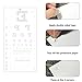 Eye Chart,Eye Exam Chart,Snellen Eye Chart,Snellen Eye Exam Kit Standard 20 Feet Snellen Eye Chart 22x11 inch with 2 Pack Dual-Use Eye Occluders