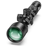 CVLIFE JackalHowl F02 3-9x50 Rifle Scope - BDC Reticle - 1-inch Tube SFP Rifle Scope with Free 20mm Scope Rings - Second Focal Plane