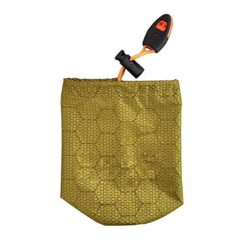 Vdaxvme Sleepings Bag Storage Bag with Tail Clip Outdoor Camping Aluminiums Film Sacks Container Drawstrings Storage Bag