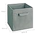 ClosetMaid 18657 Cubeicals Fabric Drawer, Gray, 2-Pack