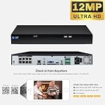 GW Security 8 Channel NVR UltraHD 4K Face Recognition NDAA & TAA Compliant Security Camera System with 8 x 8MP @25FPS Outdoor & Indoor PoE Turret Cameras, 10 Smart AI Functions - Image 3