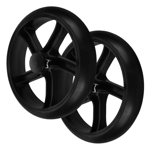 TOKIDNY 2 Stück Ersatzräder für Einkaufstrolley PU Lagerrollen Verschleißfest Leise