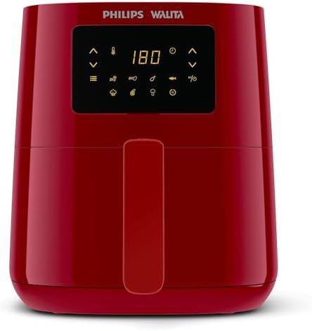 Fritadeira Airfryer Digital Série 3000 Philips Walita Vermelha 14...