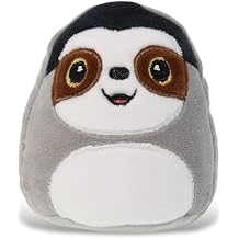 DolliBu Snug Mooshies Sloth Stuffed Animal - Wild Life Super Squishy Soft Sensory Plush Toy for Girls and Boys, Cute Small Kids Plush Animal Friend to Play, Squeeze, Soothe Stress and Cuddle - 4 Inch