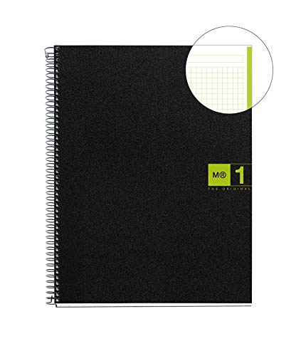 Miquel Rius 2474 - Notebook A4, 80 sheets, 70g, black color , sheets with green band - Image 2