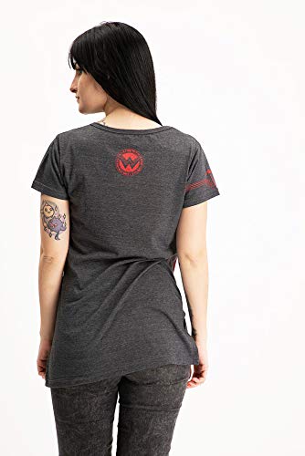 Camiseta Wonder Woman, Piticas, Unissex, Preto, BLM