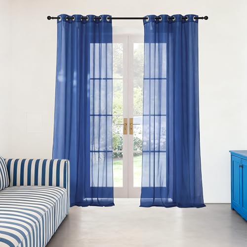 Chambre de fille enfant protégée des regards grâce au voilage doux 280x330 cm - 2