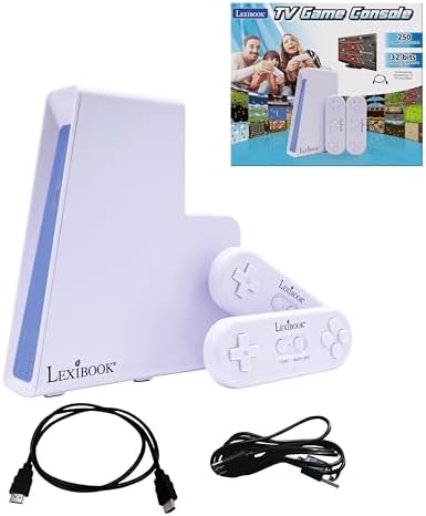 Lexibook, Consola de Juegos TV con 2 mandos inalámbricos, 250 Jue...