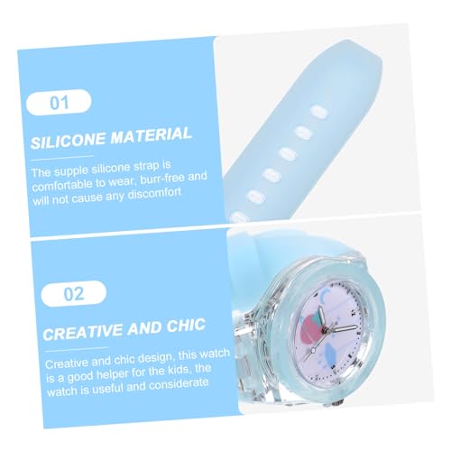 DOITOOL Luminous Student Watch Silicone Casual Boys and Girls Watch Learning for Girls Boys4