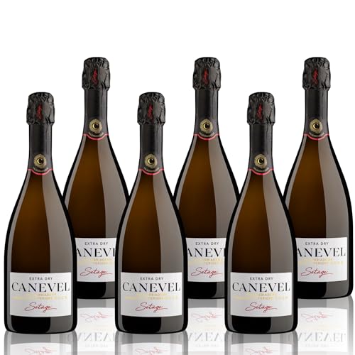 CANEVEL 'SETÀGE EXTRA DRY' 2024 | Valdobbiadene Prosecco Superiore DOCG | 6x750 ml | Confezione 6 bottiglie